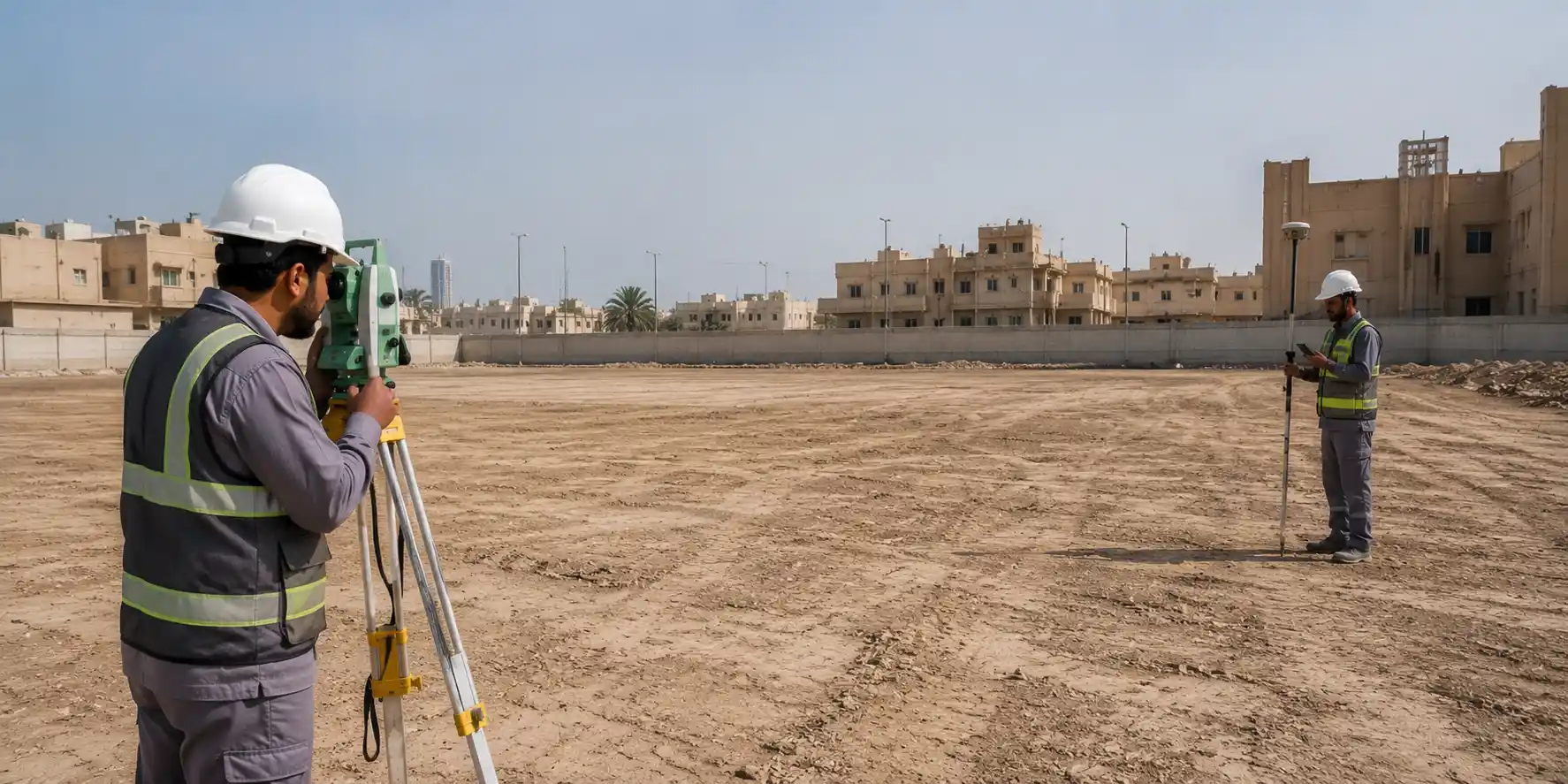 تجهيز موقع للبناء أو التطوير